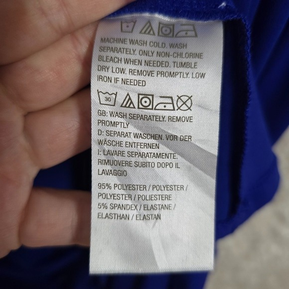 Susan Graver Dress Womens 3X Blue Short Sleeve Shift Pocket Stretch Liquid Knit - Picture 7 of 11